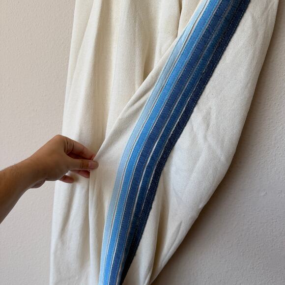 Aviator Nation 5 Stripe Sweatpants in Vintage White Blue Size S - Picture 5 of 8